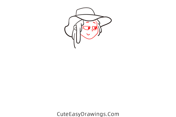 how to draw a traveler - www.cuteeasydrawings.com