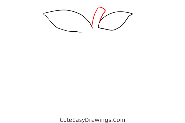 how to draw a peach - www.cuteeasydrawings.com