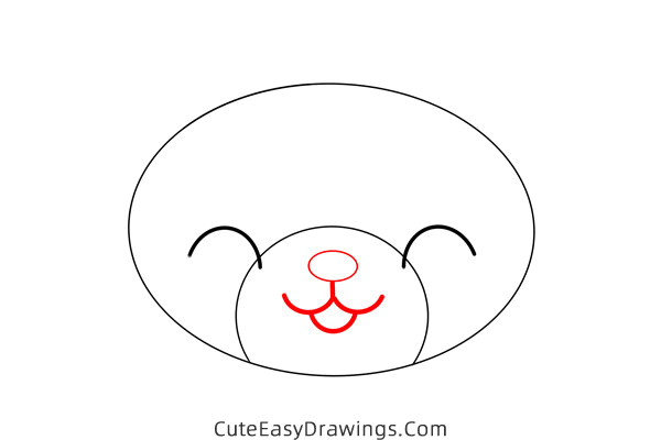 how to draw a cat face - www.cuteeasydrawings.com