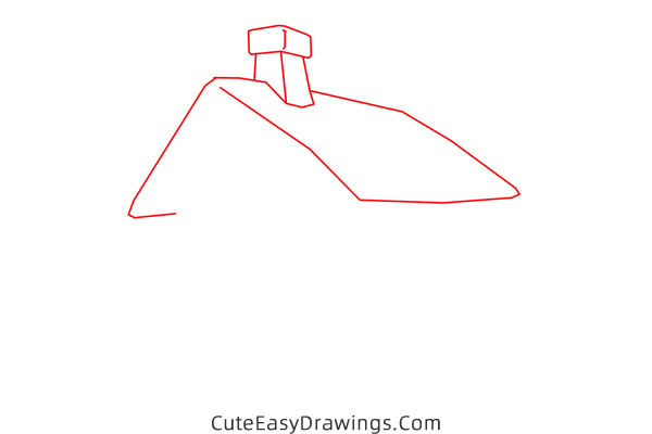 how to draw a cabin easy - www.cuteeasydrawings.com