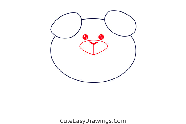 how to draw a bulldog - www.cuteeasydrawings.com