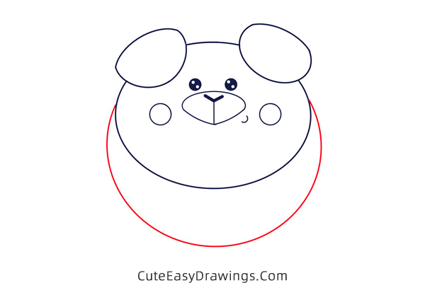 how to draw a bulldog - www.cuteeasydrawings.com