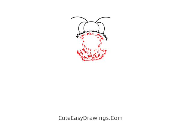 how to draw a wasp - www.cuteeasydrawings.com