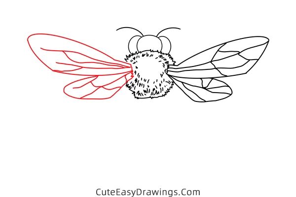 how to draw a wasp - www.cuteeasydrawings.com