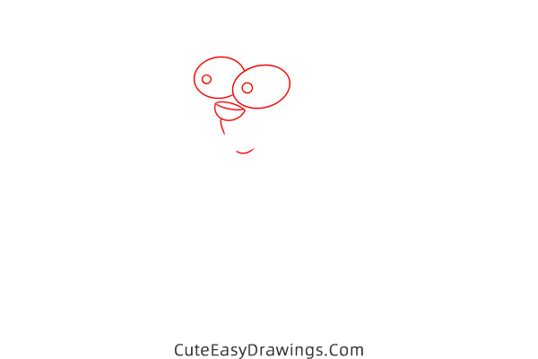 how to draw a monkey with a banana - www.cuteeasydrawings.com