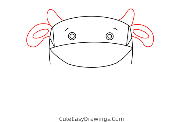 how to draw a cow easy - www.cuteeasydrawings.com