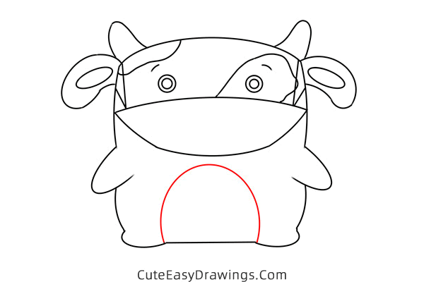 how to draw a cow easy - www.cuteeasydrawings.com