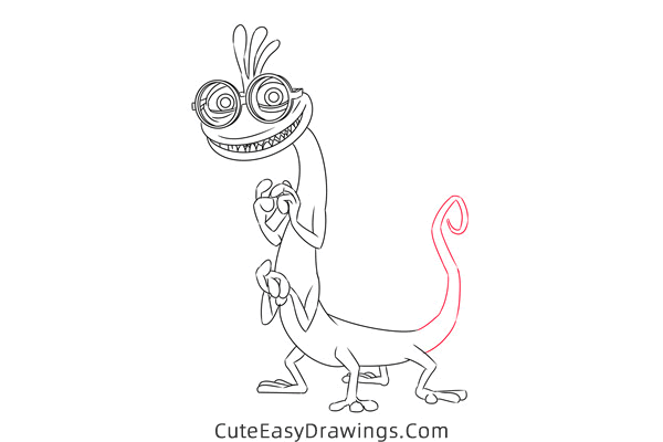 how to draw randall boggs - www.cuteeasydrawings.com