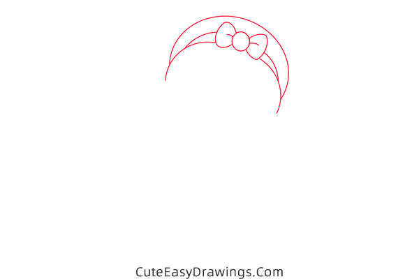 how to draw snow white face - www.cuteeasydrawings.com