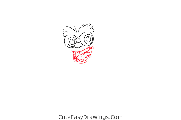 how to draw james p sullivan - www.cuteeasydrawings.com