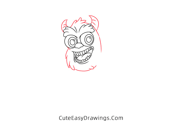 how to draw james p sullivan - www.cuteeasydrawings.com