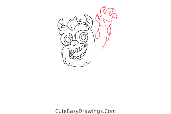 how to draw james p sullivan - www.cuteeasydrawings.com