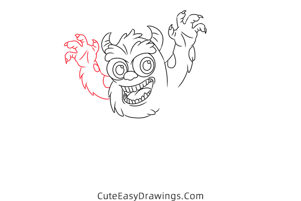 how to draw james p sullivan - www.cuteeasydrawings.com