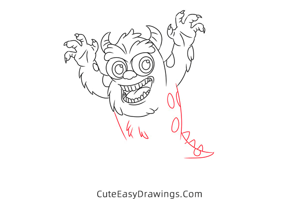 how to draw james p sullivan - www.cuteeasydrawings.com