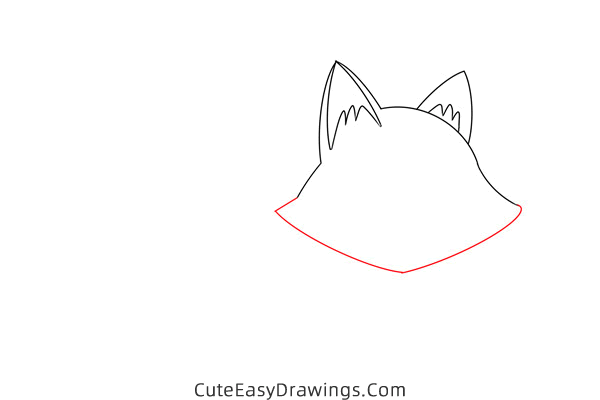 how to draw a fox easy - www.cuteeasydrawings.com