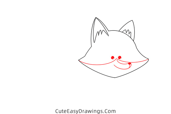 how to draw a fox easy - www.cuteeasydrawings.com