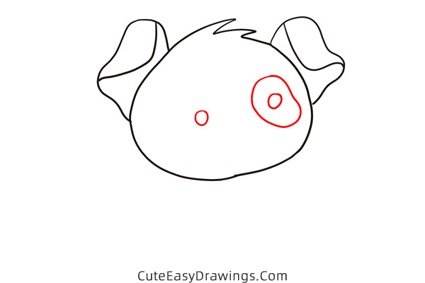 how to draw a puppy dog - www.cuteeasydrawings.com