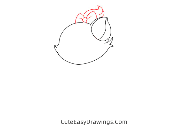 how to draw marie cat - www.cuteeasydrawings.com