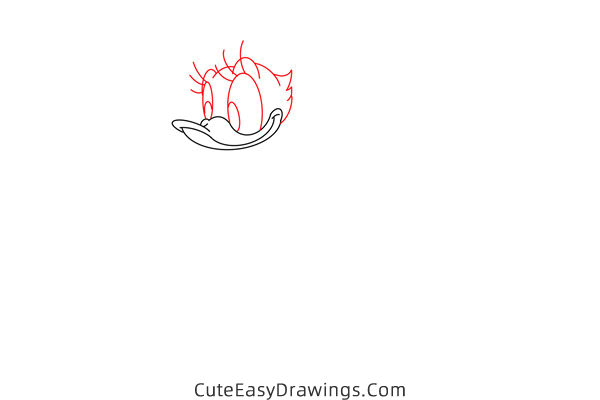 how to draw daisy duck - www.cuteeasydrawings.com