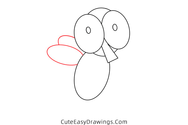 how to draw a fly easy - www.cuteeasydrawings.com