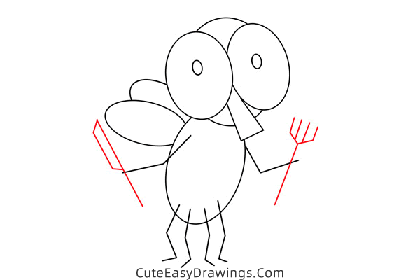 how to draw a fly easy - www.cuteeasydrawings.com