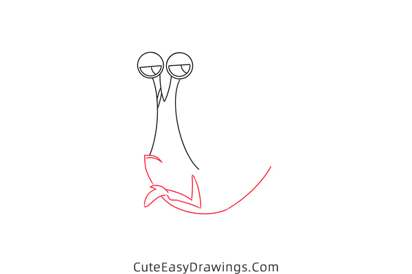 how to draw jacques from finding nemo - www.cuteeasydrawings.com