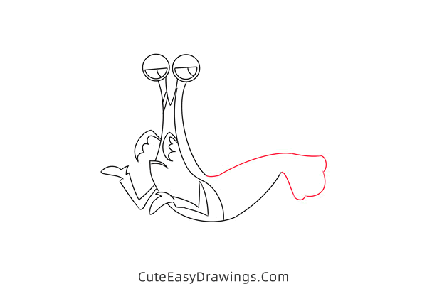 how to draw jacques from finding nemo - www.cuteeasydrawings.com