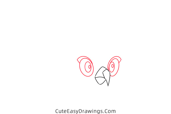 how to draw silver from angry birds - www.cuteeasydrawings.com