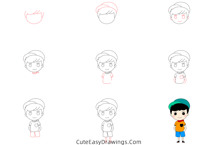 how to draw a boy easy - www.cuteeasydrawings.com