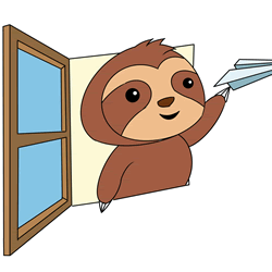 How to Draw a Cartoon Sloth Step by Step