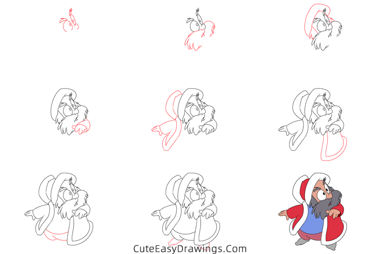 how to draw king eidilleg from the black cauldron - www.cuteeasydrawings.com