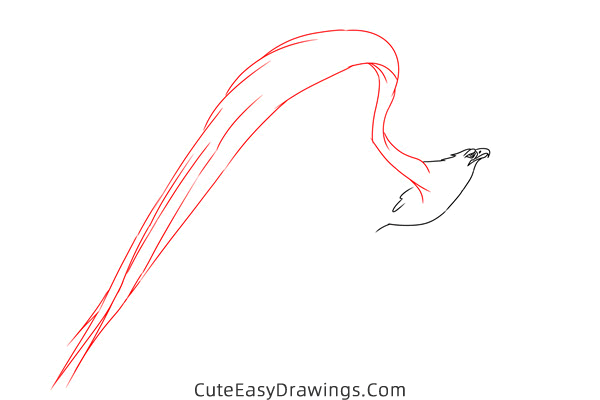 how to draw marahute from the rescuers - www.cuteeasydrawings.com