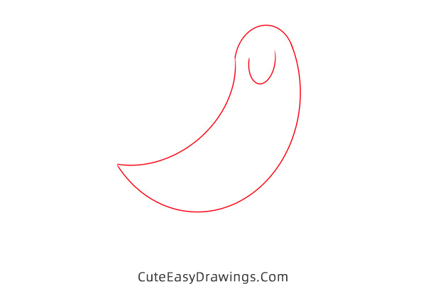 how to draw a bird in winter - www.cuteeasydrawings.com