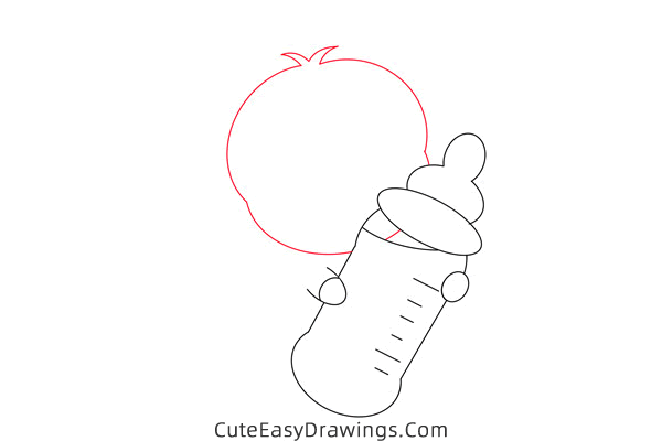 how to draw a cute baby - www.cuteeasydrawings.com