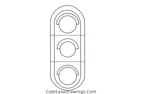 how to draw a traffic light - www.cuteeasydrawings.com