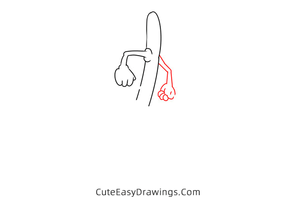 how to draw the broom from fantasia - www.cuteeasydrawings.com