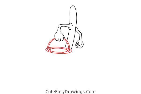 how to draw the broom from fantasia - www.cuteeasydrawings.com