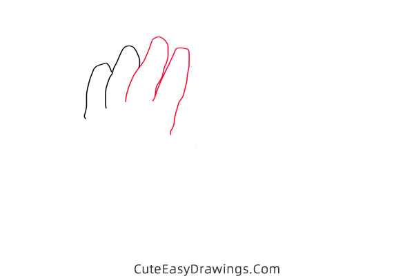 how to draw sports gloves - www.cuteeasydrawings.com