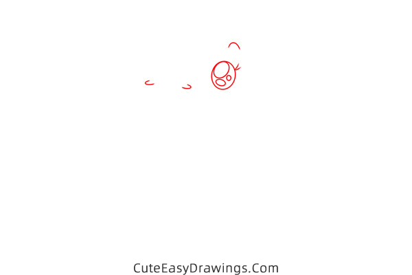 how to draw a baby dinosaur - www.cuteeasydrawings.com