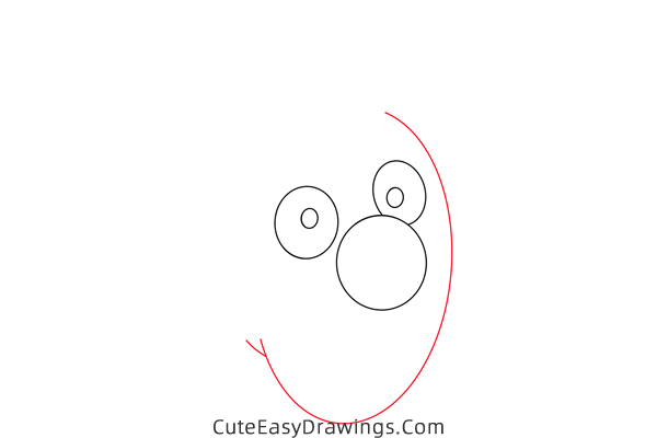 how to draw a clown head - www.cuteeasydrawings.com