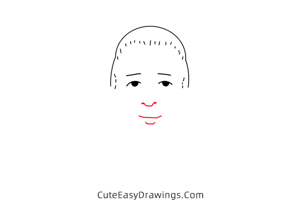 how to draw bobby hill - www.cuteeasydrawings.com