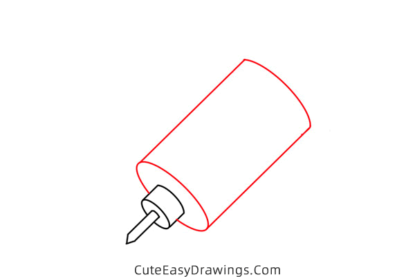 how to draw a syringe - www.cuteeasydrawings.com