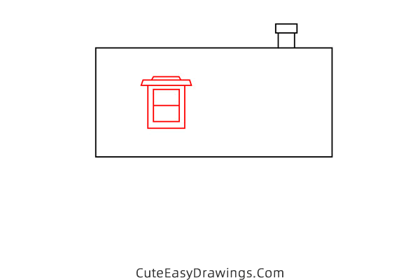 how to draw a small house easy - www.cuteeasydrawings.com