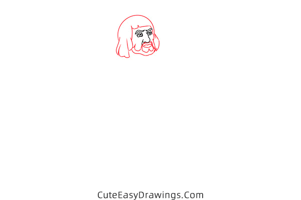 how to draw the huntsman from snow white - www.cuteeasydrawings.com