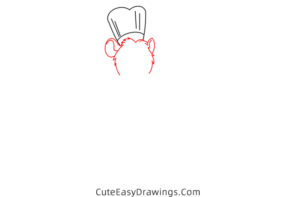 how to draw remy from ratatouille - www.cuteeasydrawings.com