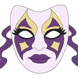 How to Draw a Brazilian Carnival Mask Step by Step