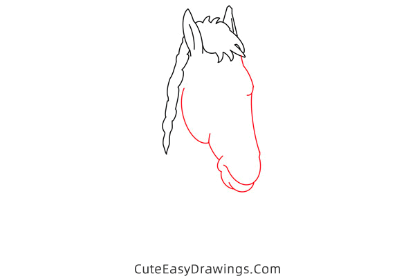 how to draw boJack horseman - www.cuteeasydrawings.com