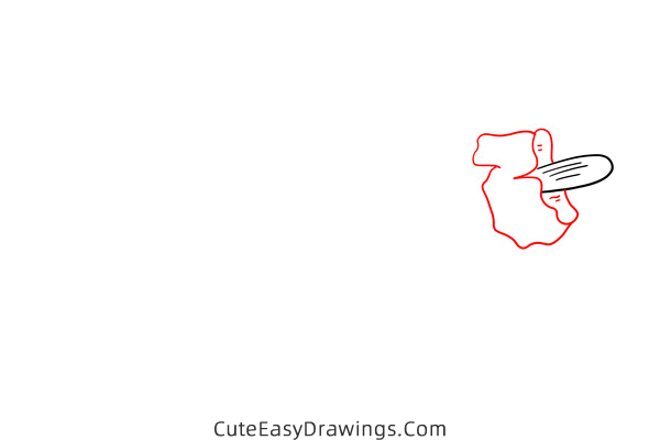 how to draw a kebab - www.cuteeasydrawings.com