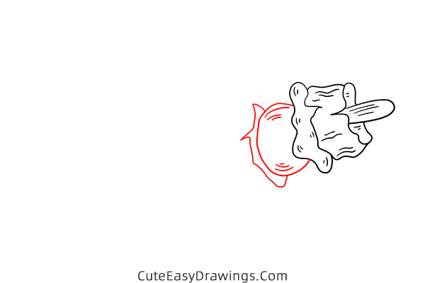 how to draw a kebab - www.cuteeasydrawings.com