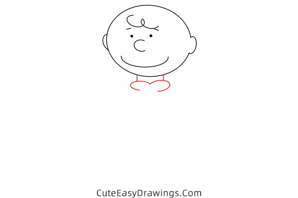 how to draw charlie brown - www.cuteeasydrawings.com